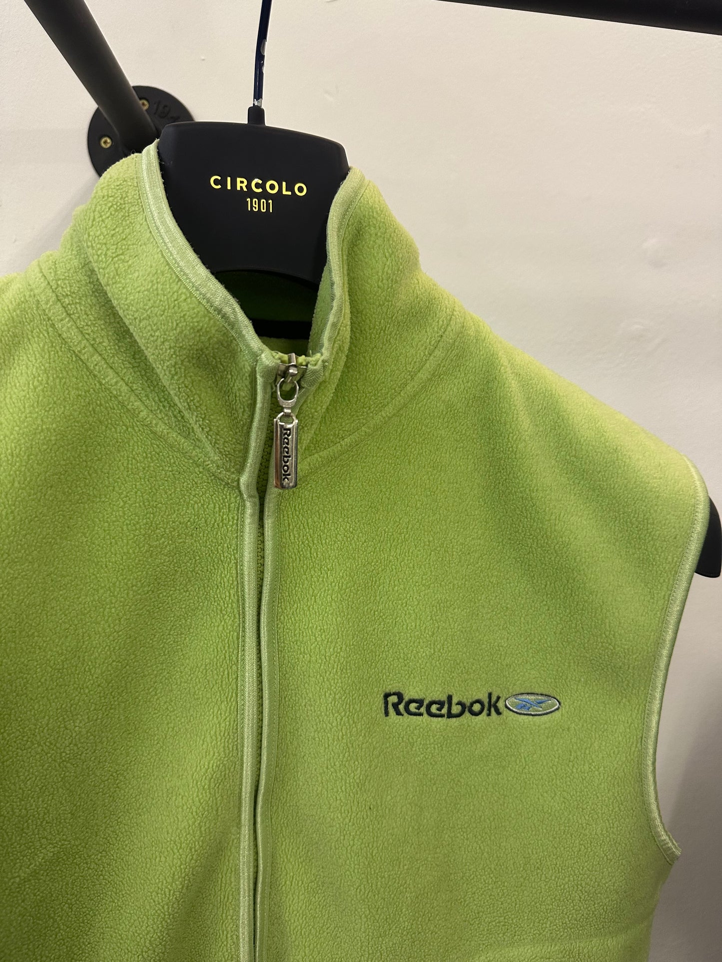 Y2K Reebok Fleece Gilet (L)