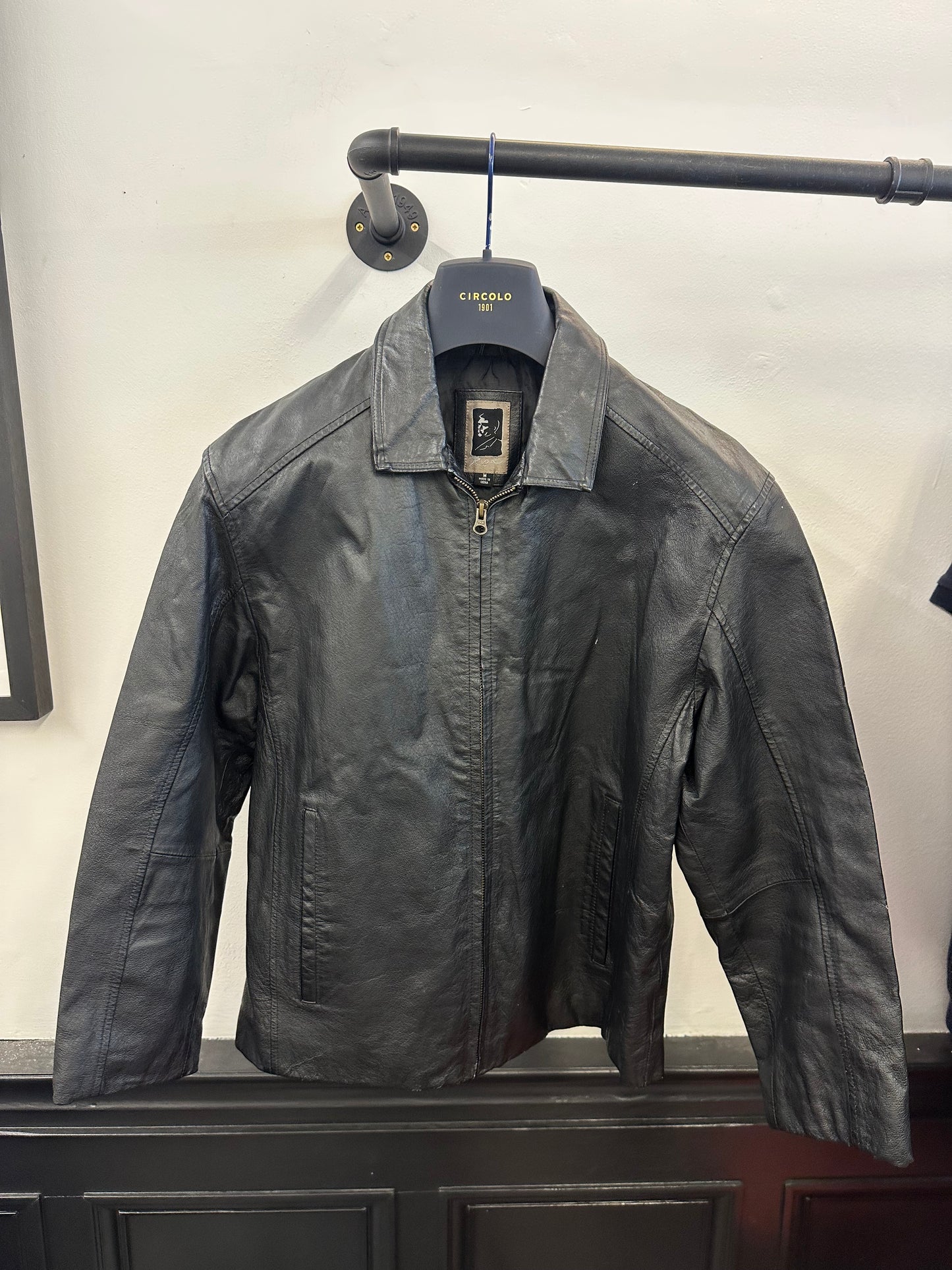 Vintage Leather Jacket (M)
