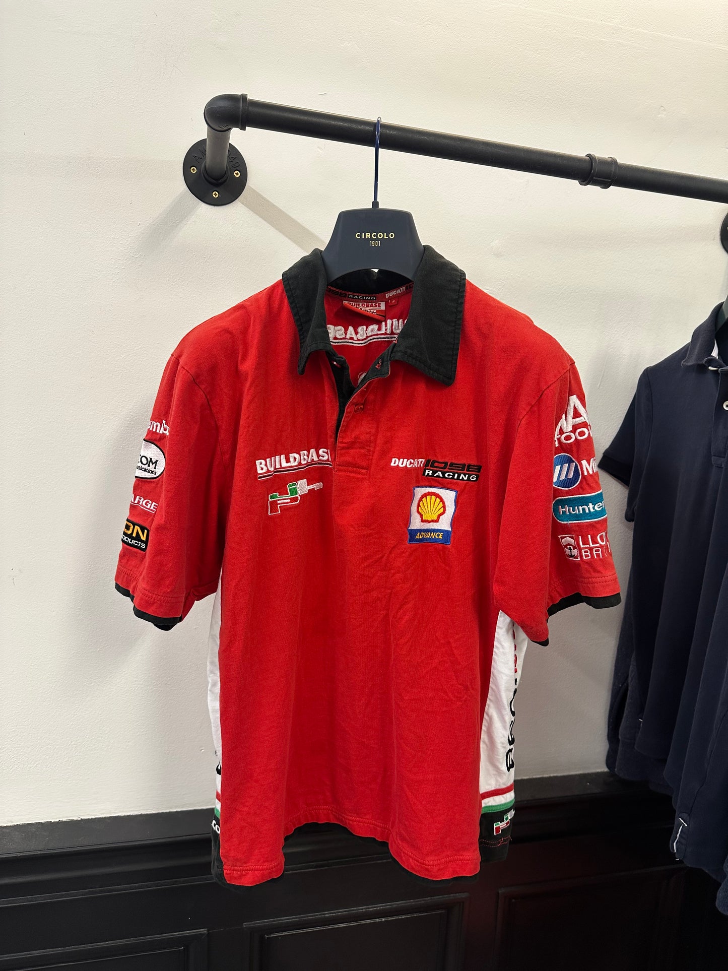 Vintage Ducati Racing Polo top (L)