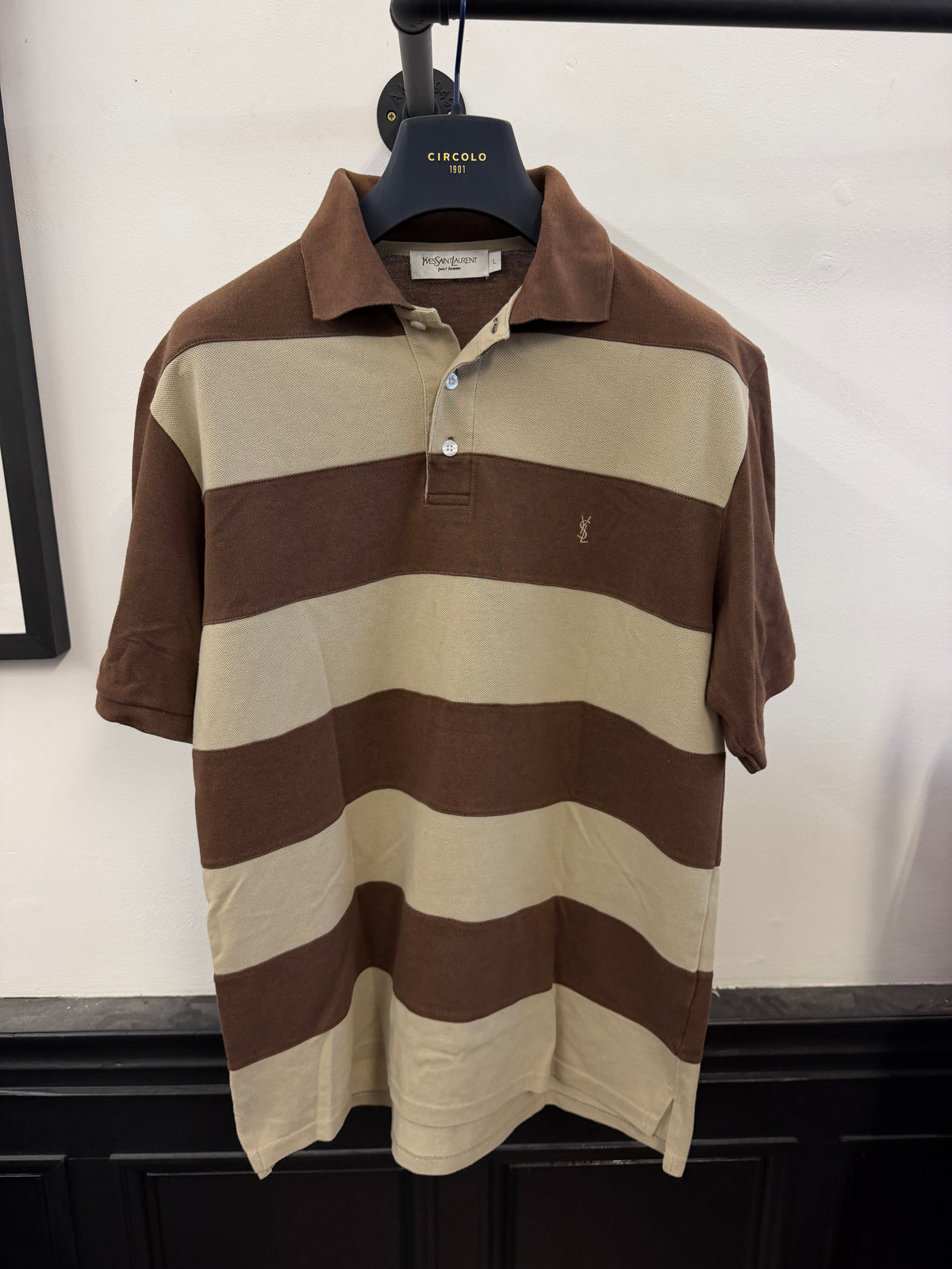 Vintage YSL polo top (L)