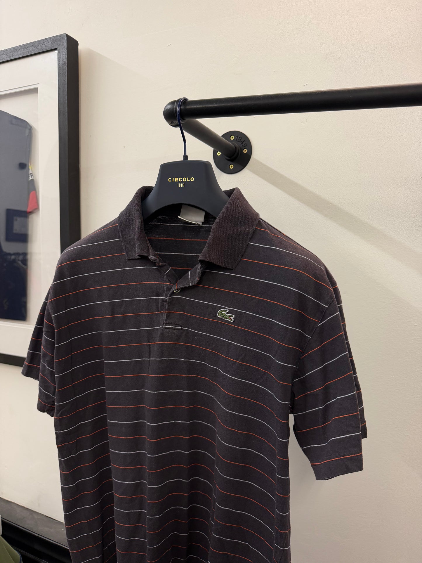 Retro Lacoste Polo top (M)