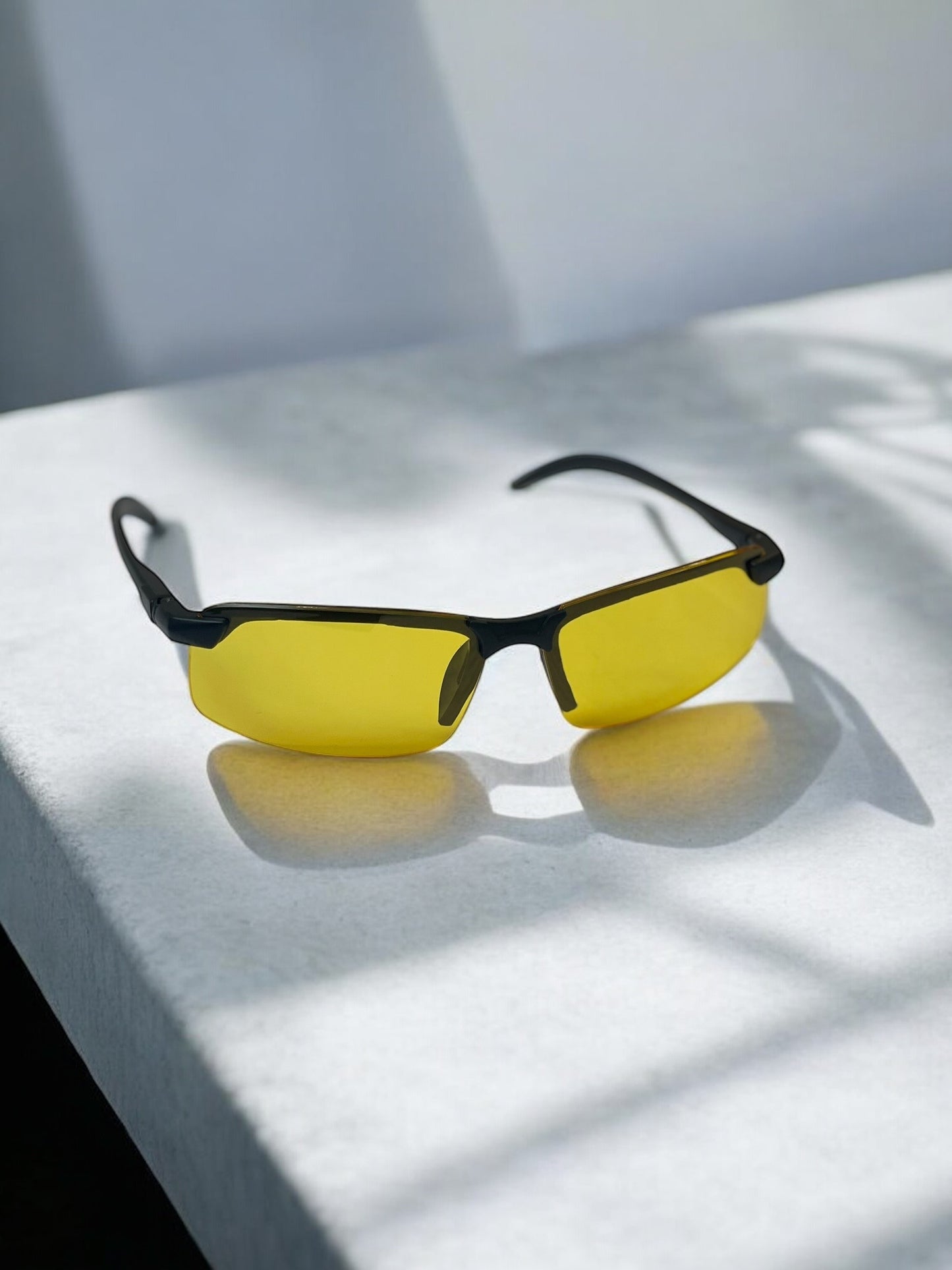 Y2K Yellow Lense Sunglasses