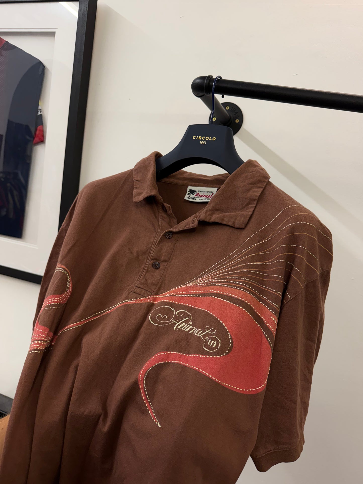 Vintage Animal Polo top (XL)