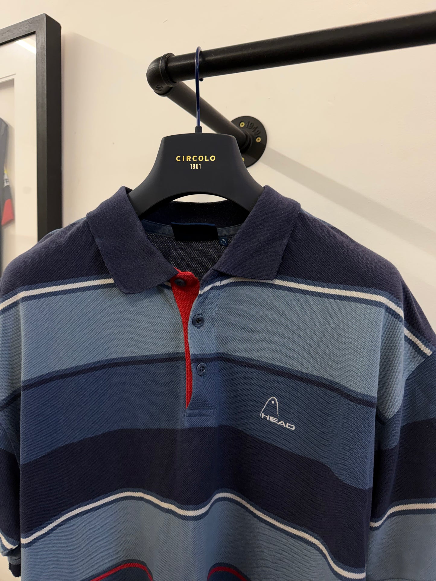 Retro Head Polo top (L)