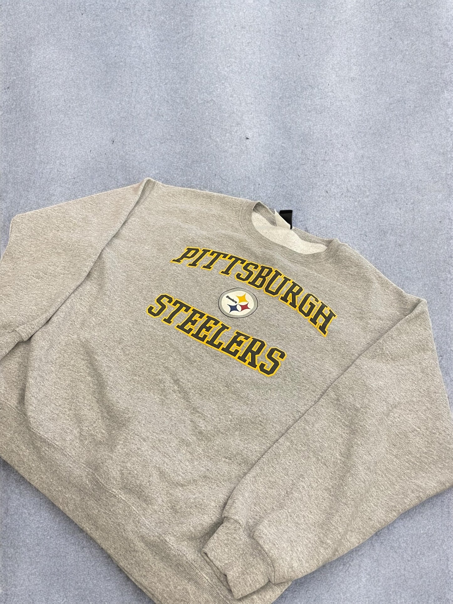 Vintage NFL Steelers Jumper - Grey - L