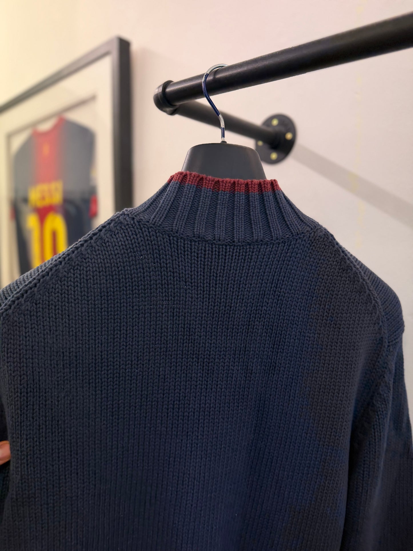 Vintage YSL Knit Zip Through Jumper (XL)