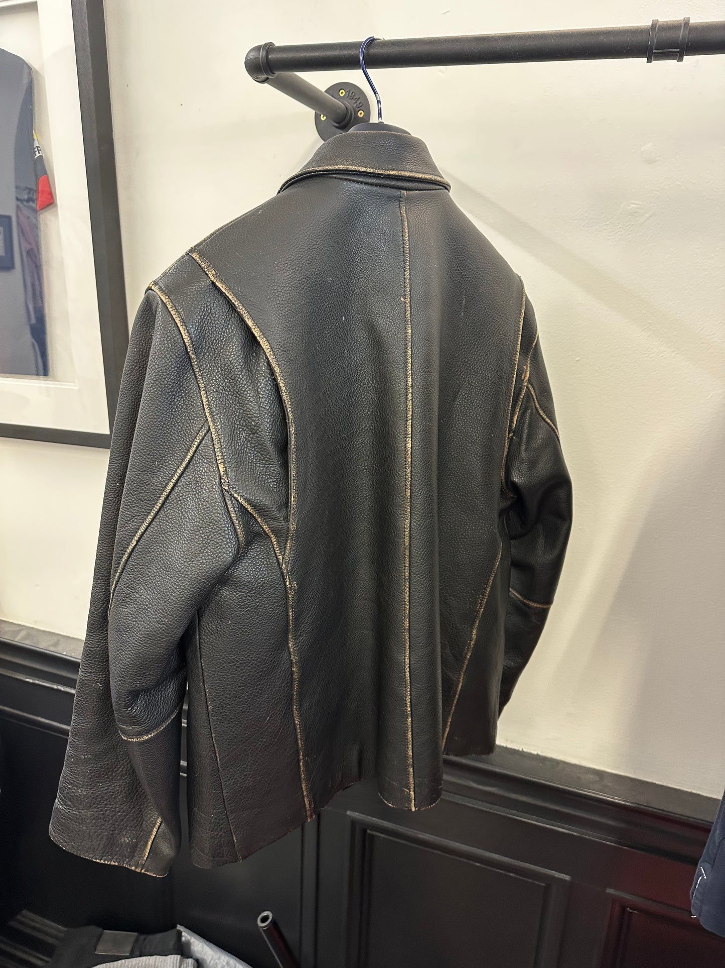 Vintage Leather Jacket (L)