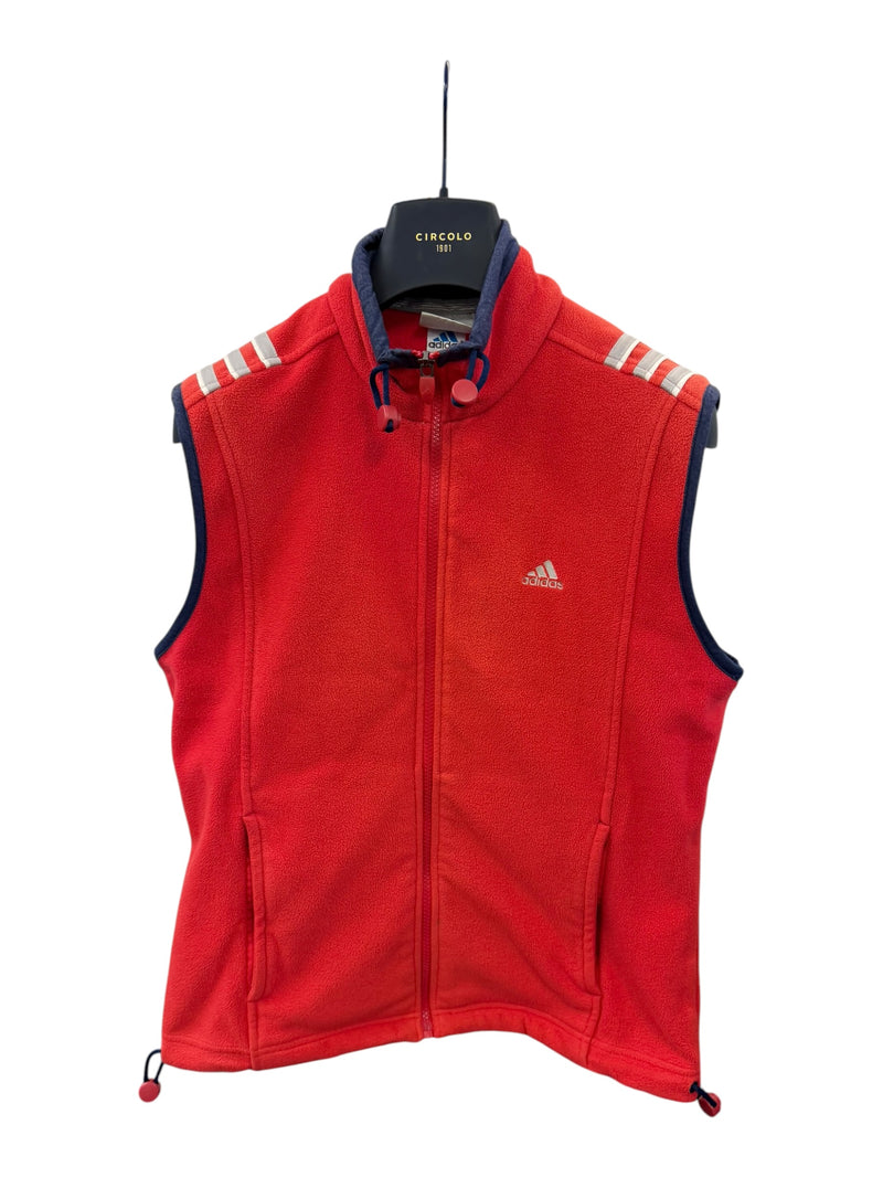Retro adidas fleece gilet (12/M)