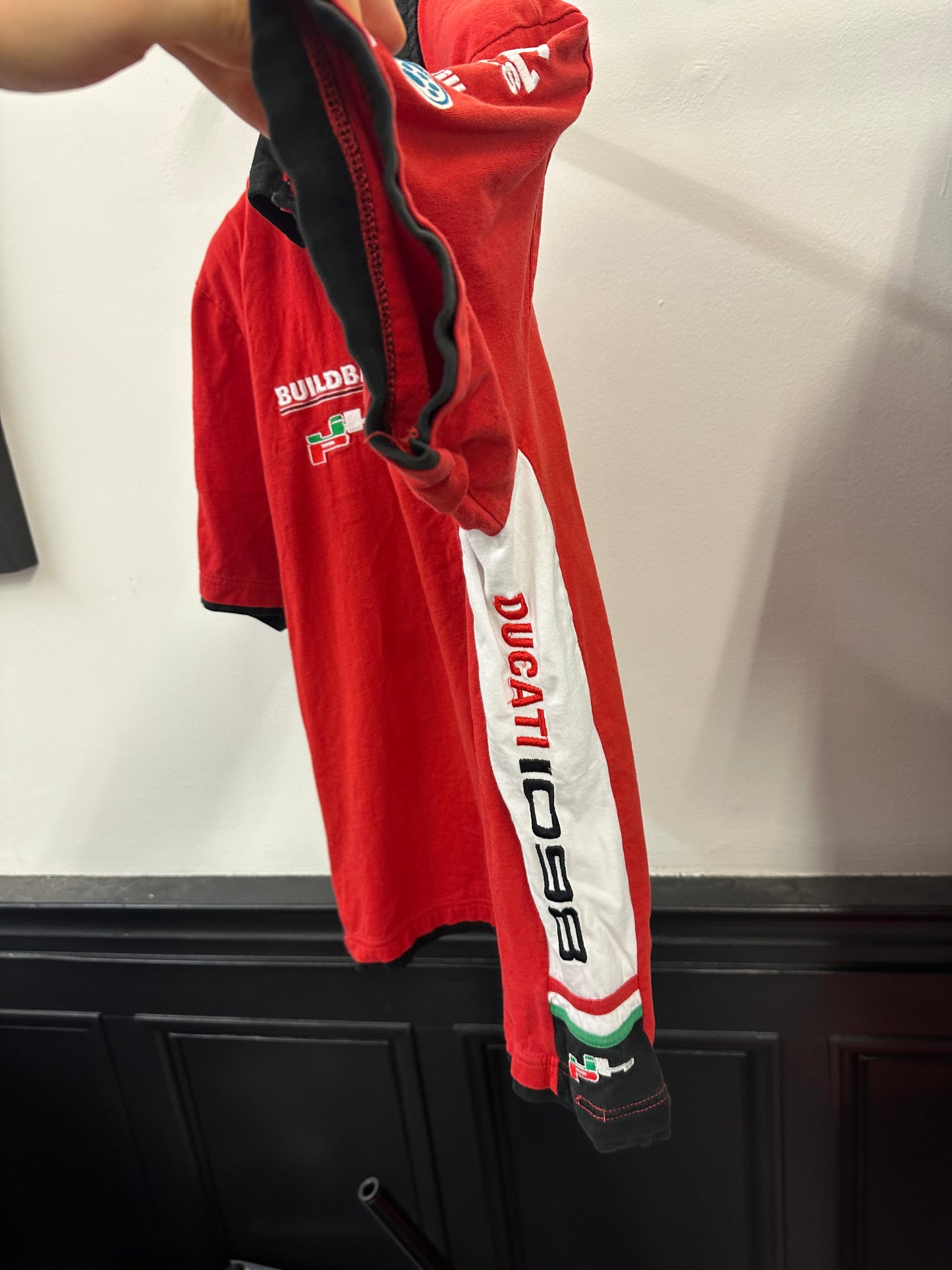 Vintage Ducati Racing Polo top (L)