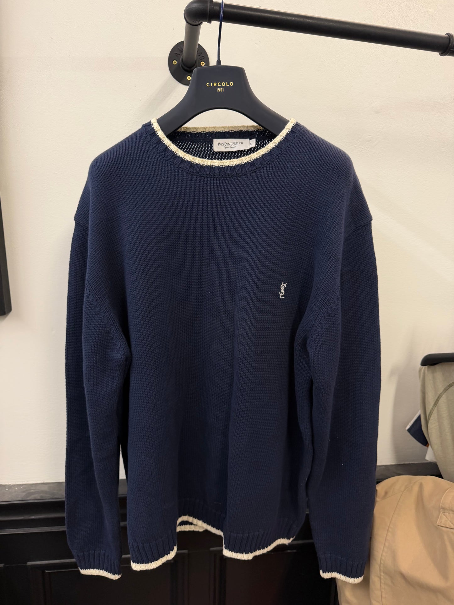 Vintage YSL Knit Jumper (XL)