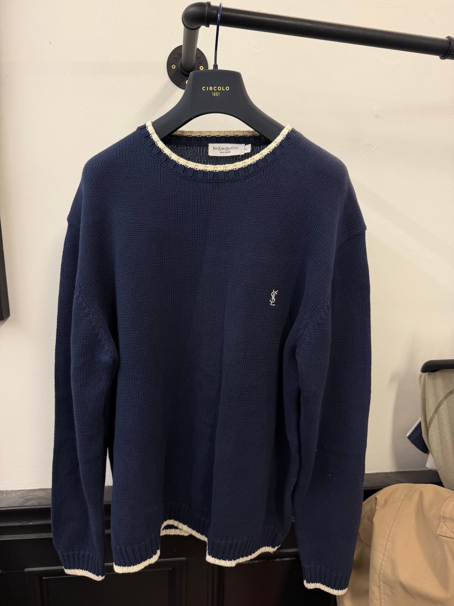 Vintage YSL Knit Jumper (XL)
