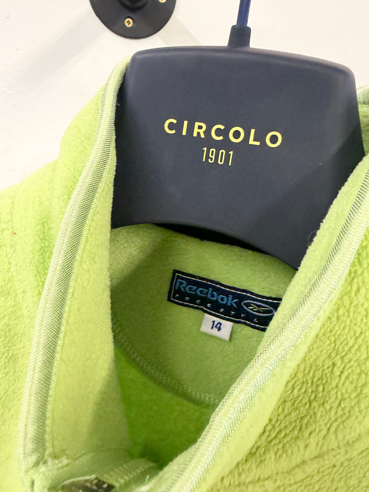 Y2K Reebok fleece gilet (M/12)