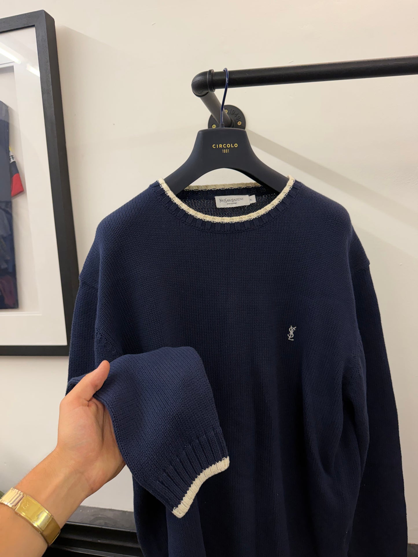 Vintage YSL Knit Jumper (XL)