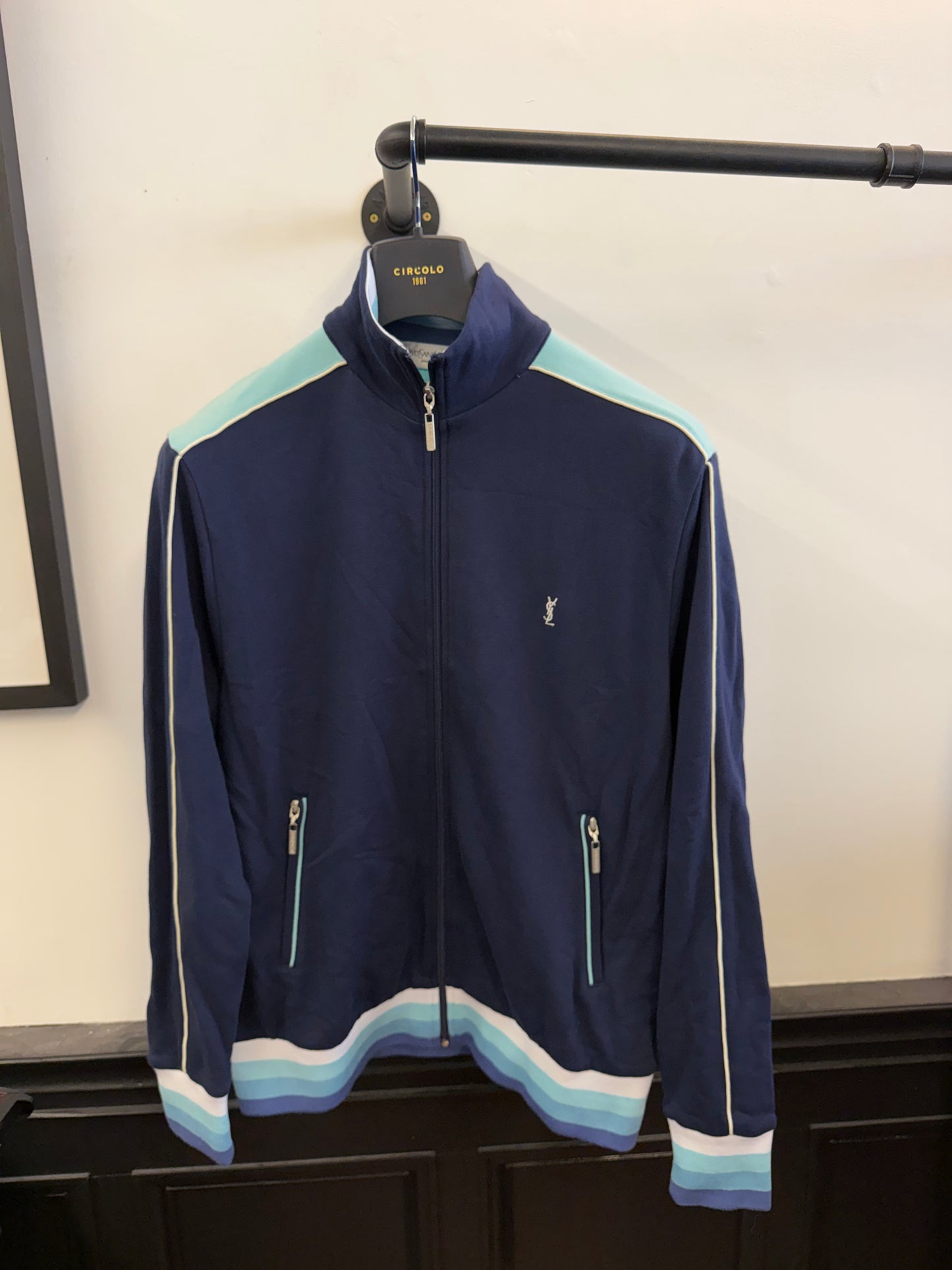 Vintage YSL Zip Through Jumper (L)