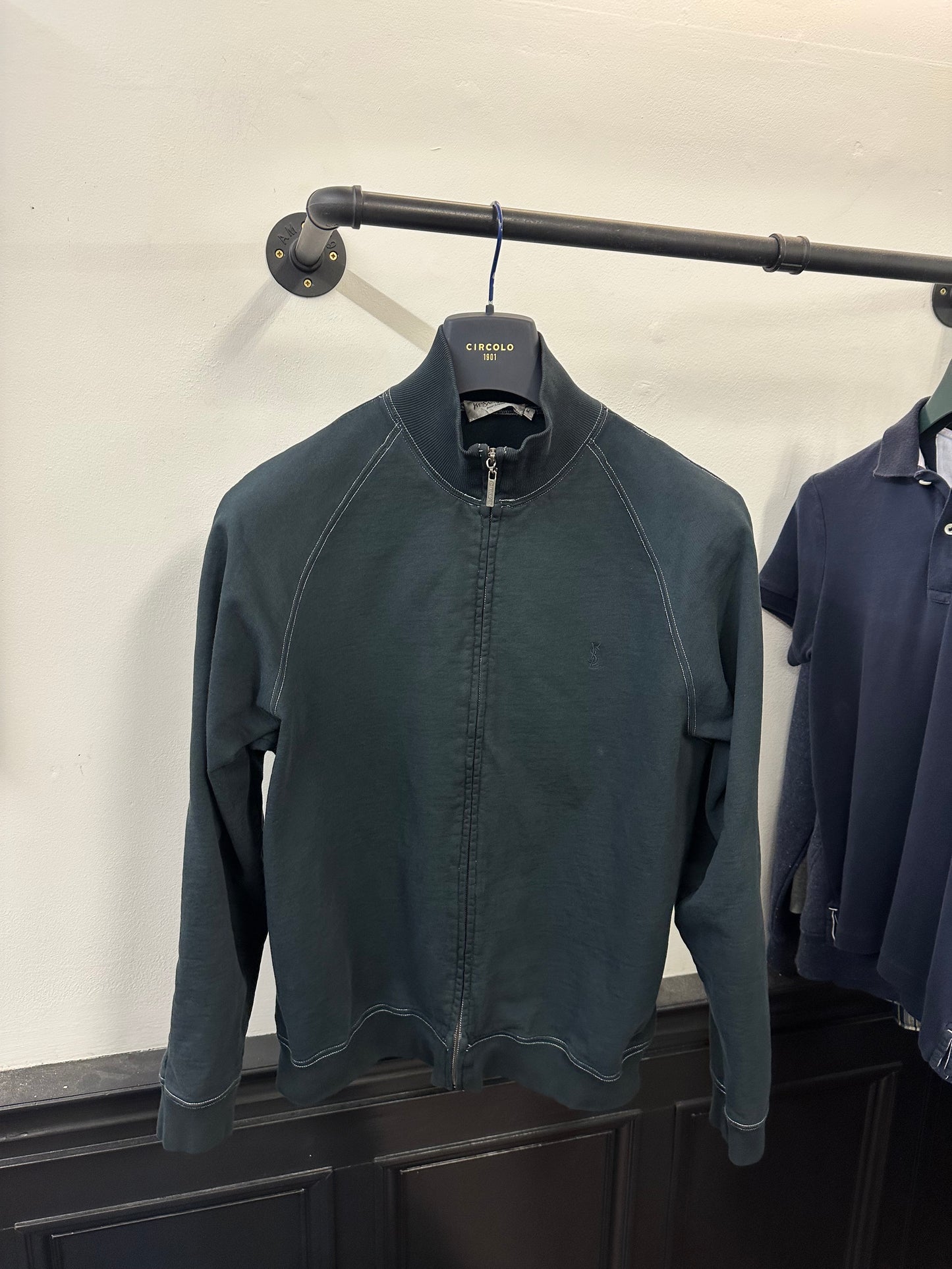 Vintage YSL Zip-Through Jumper (L)