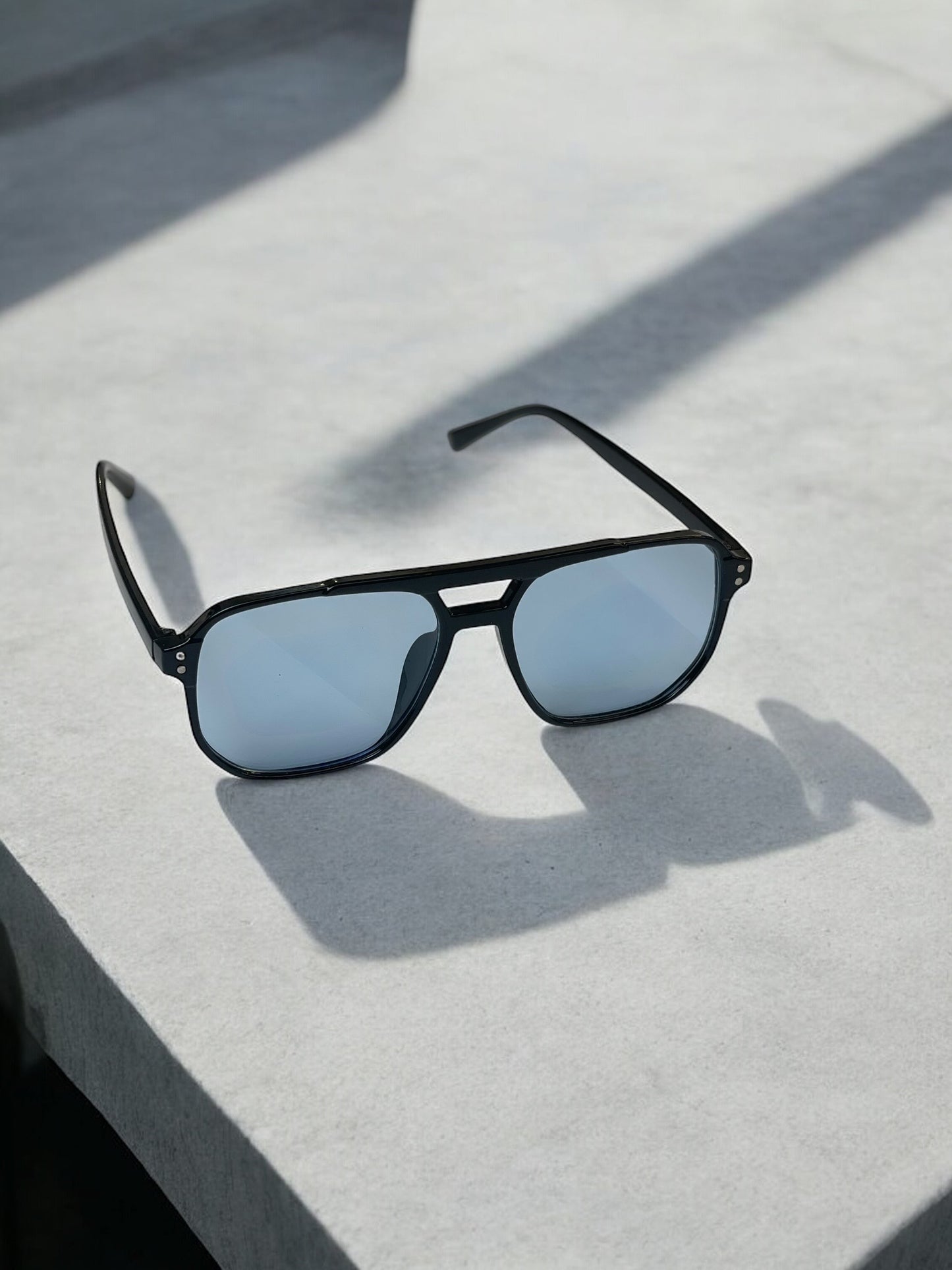 Y2K Blue Lense Sunglasses