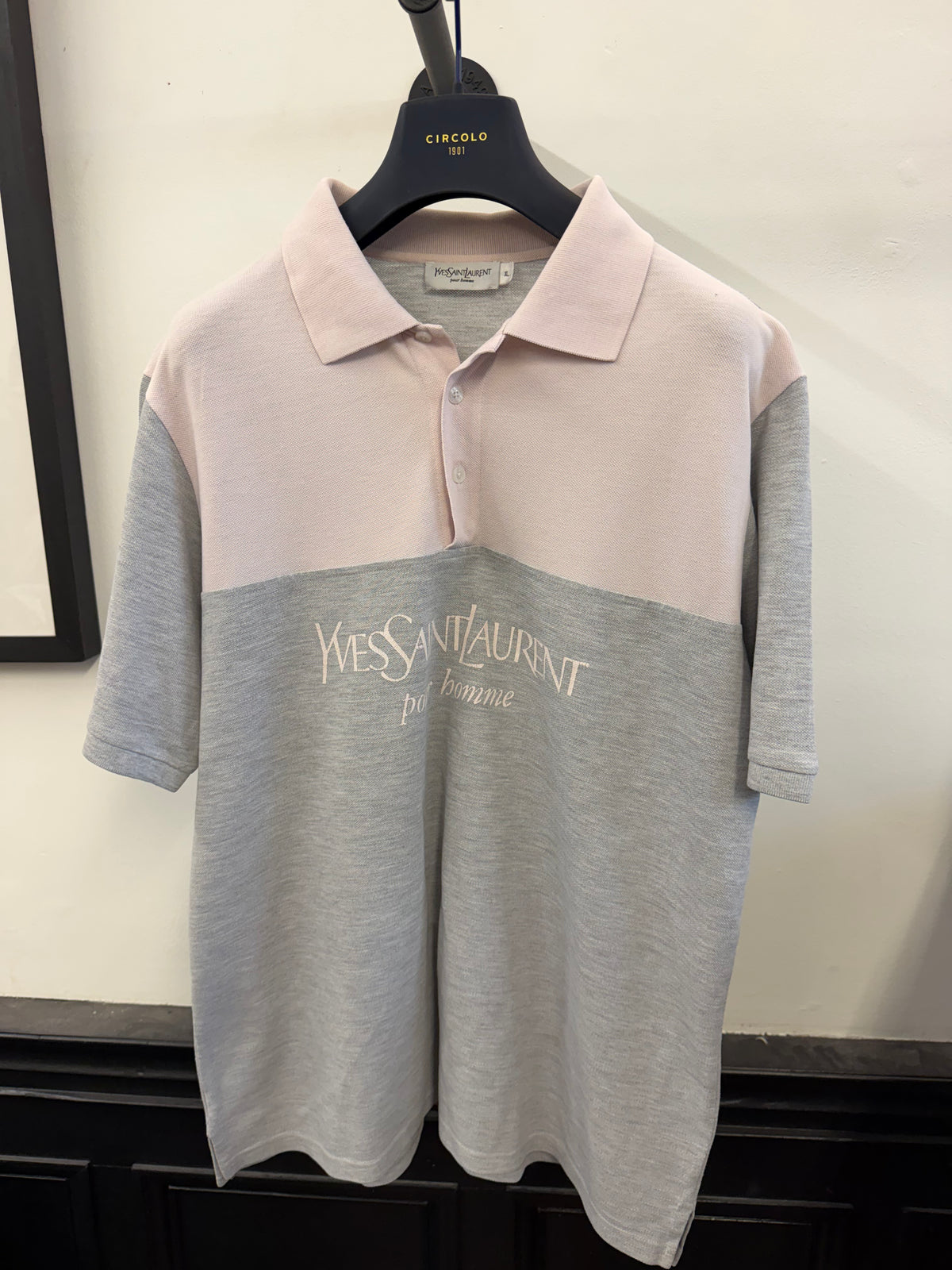 Vintage YSL polo top (XL)