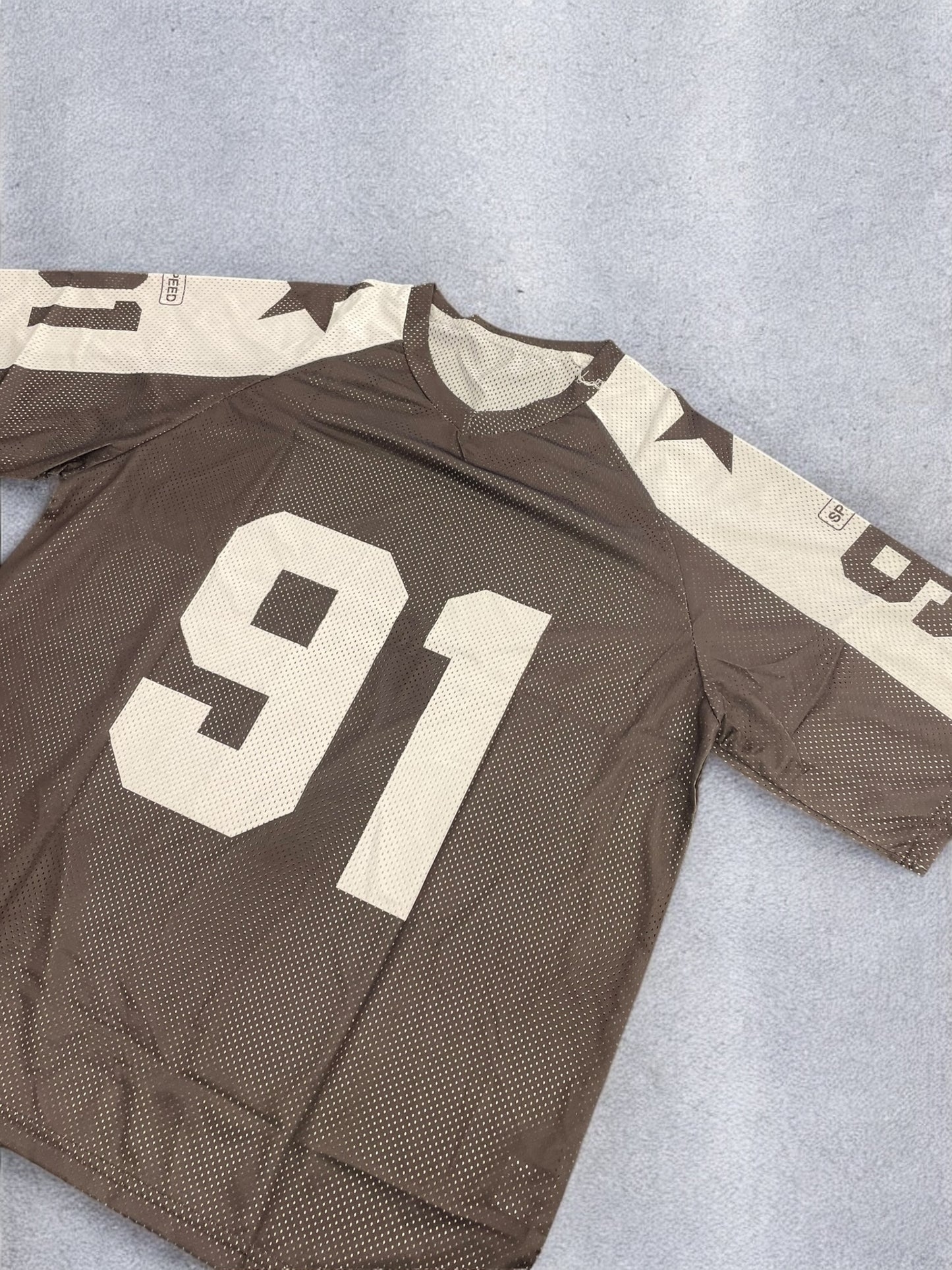 Brown mesh jersey (M)
