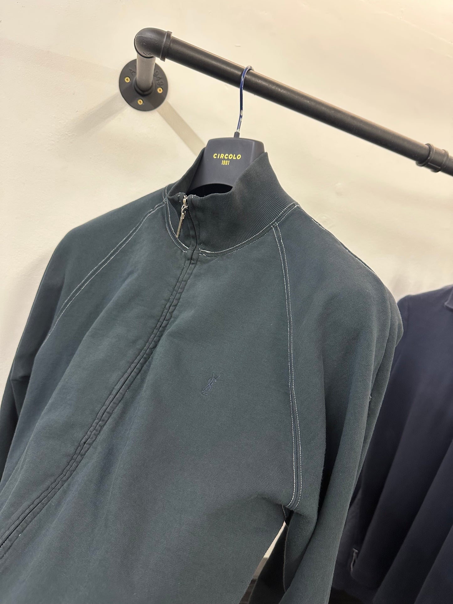 Vintage YSL Zip-Through Jumper (L)