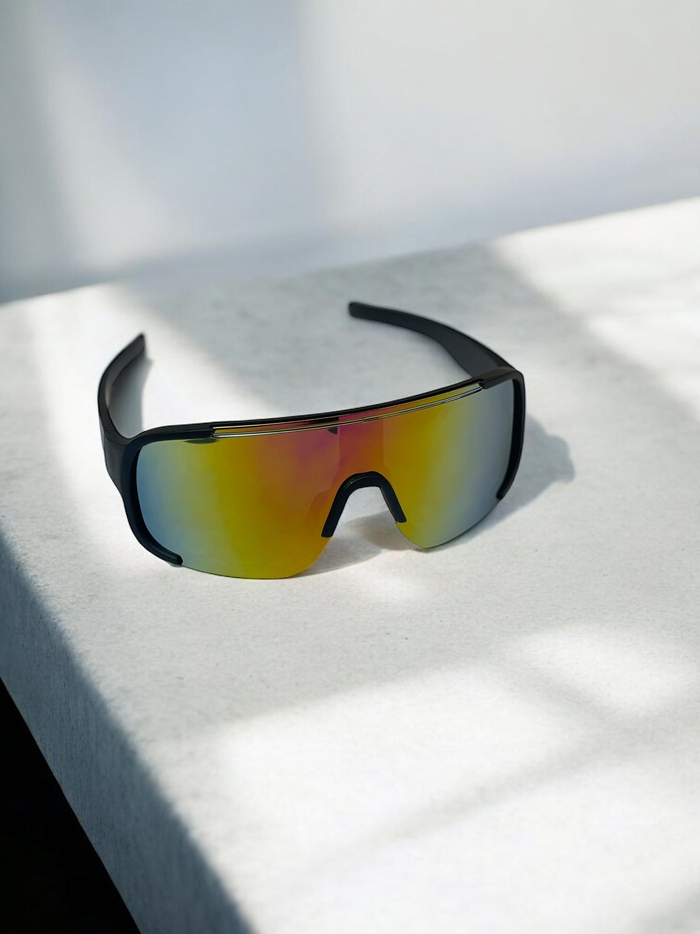 Y2K Chrome Red Sunglasses