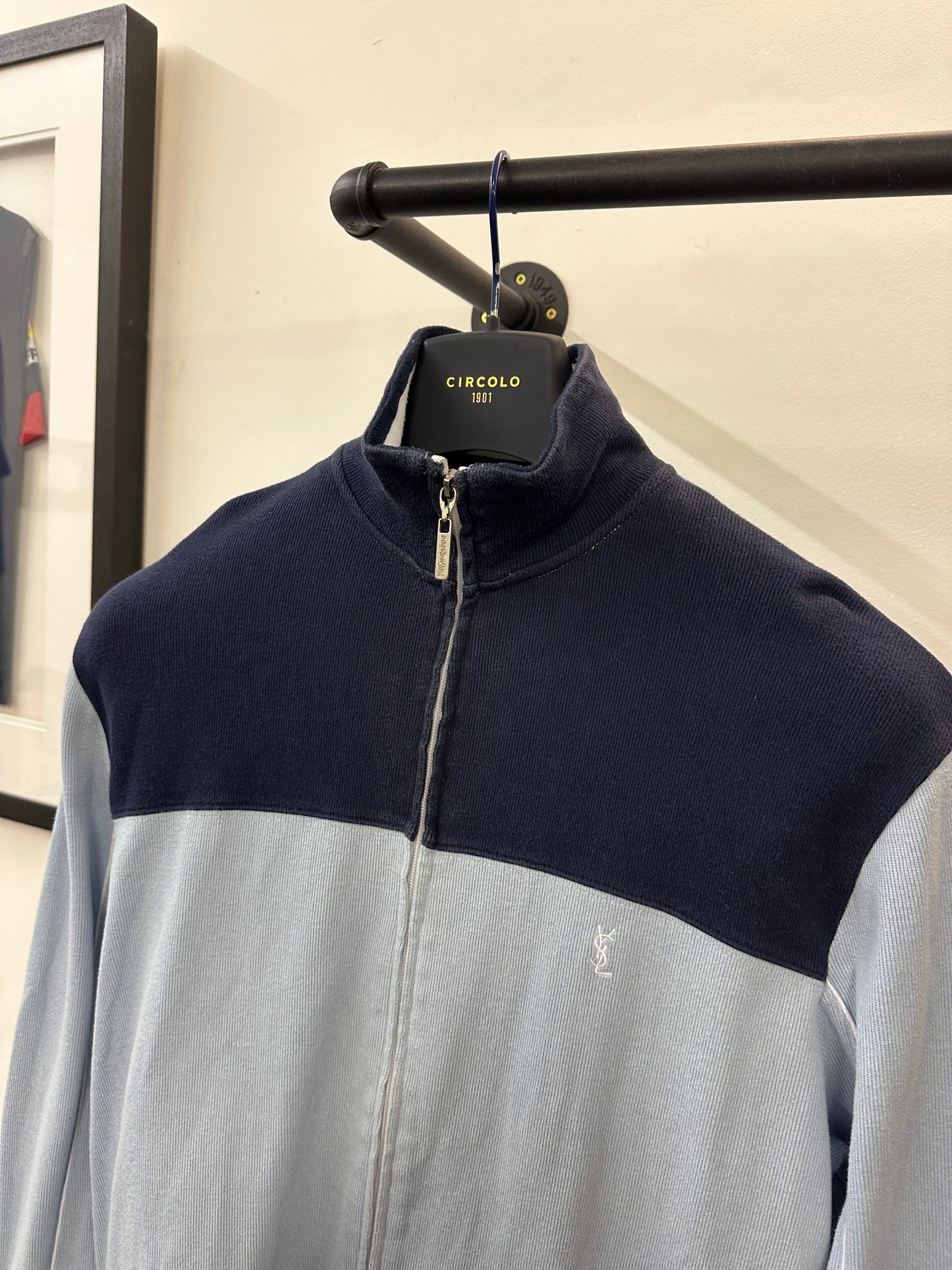 Vintage YSL Zip Through Jumper (M)
