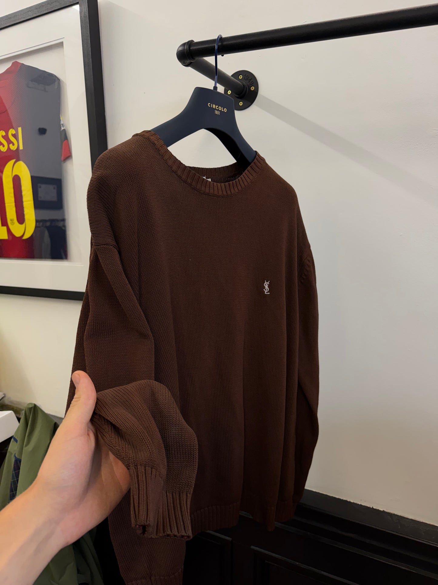 Vintage YSL Knit Jumper (XL)