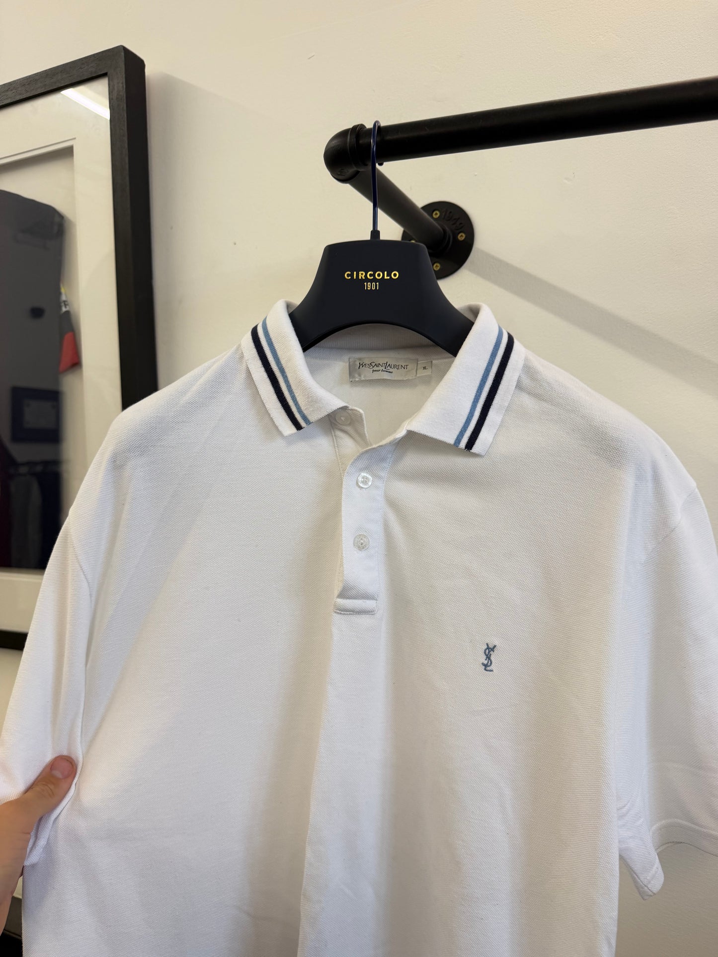 Vintage YSL polo top (XL)