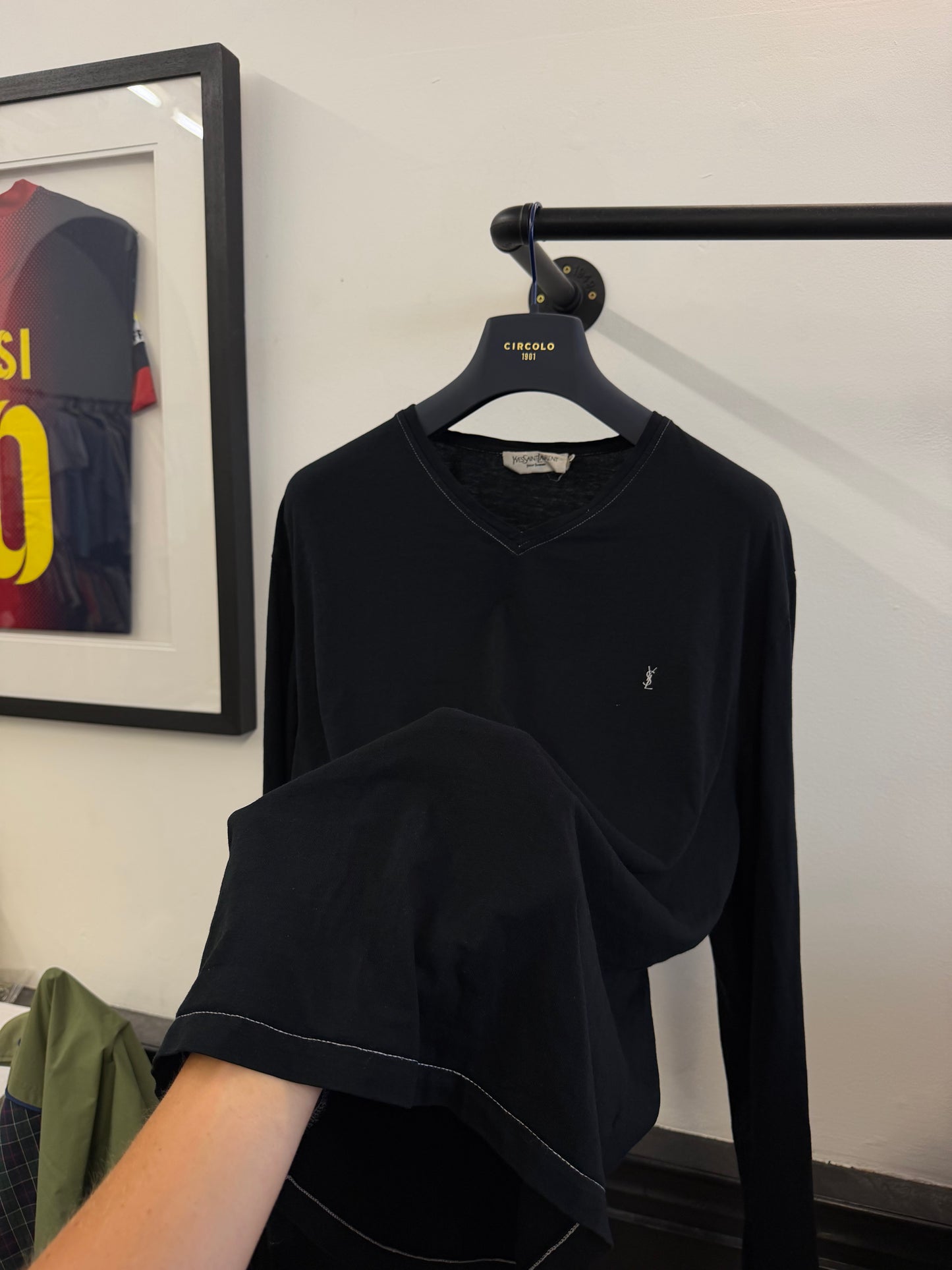 Vintage YSL Long Sleeve T (XL)