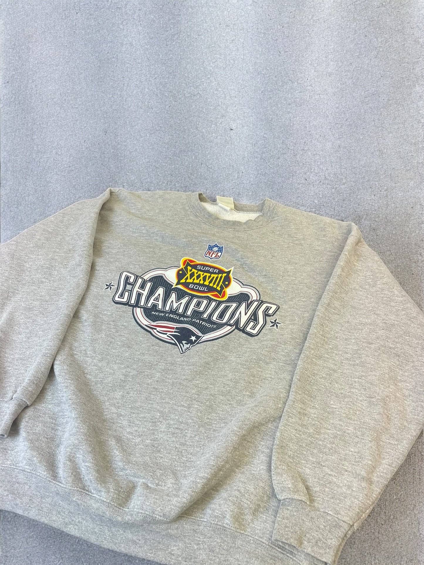 Vintage Super Bowl Jumper - Grey - XL