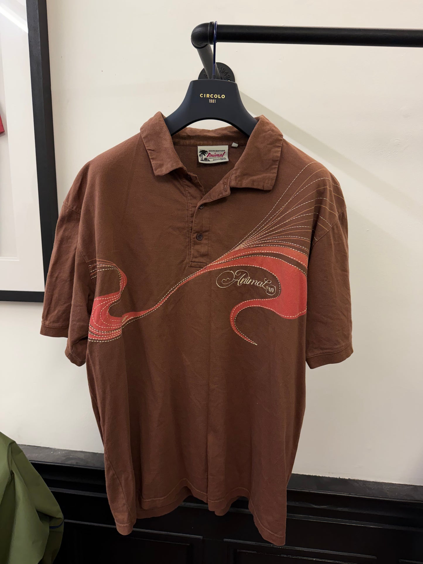 Vintage Animal Polo top (XL)