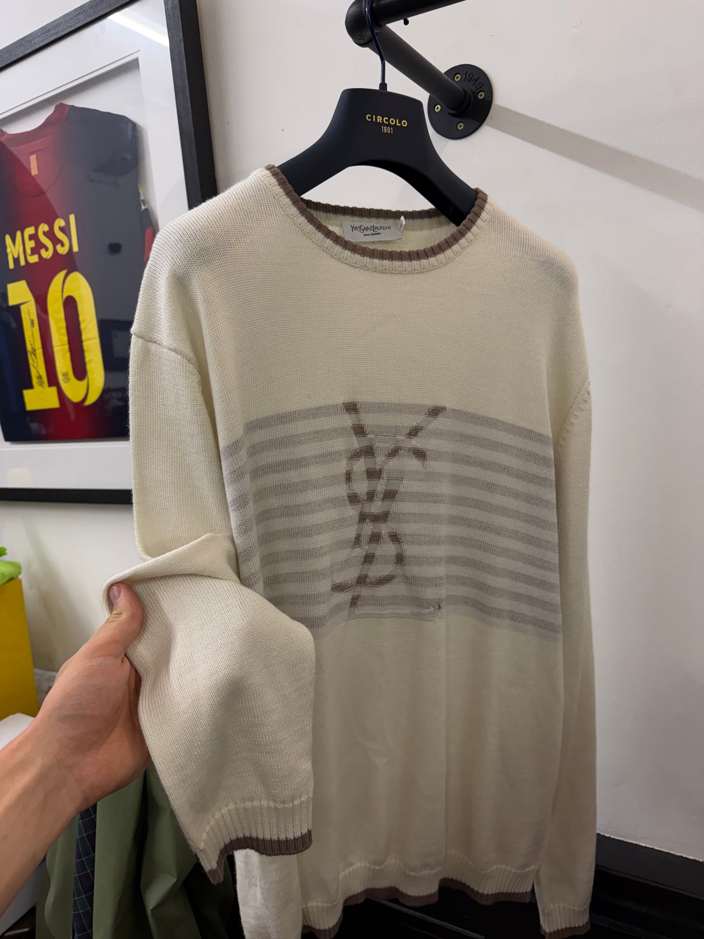 Vintage YSL Knit Jumper (XL)