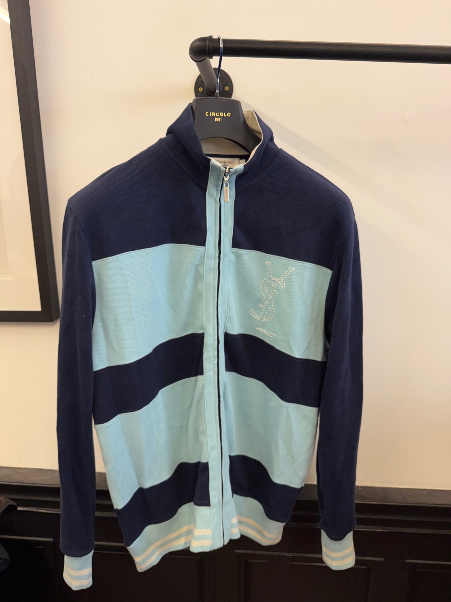 Vintage YSL Zip Through Jumper (L)