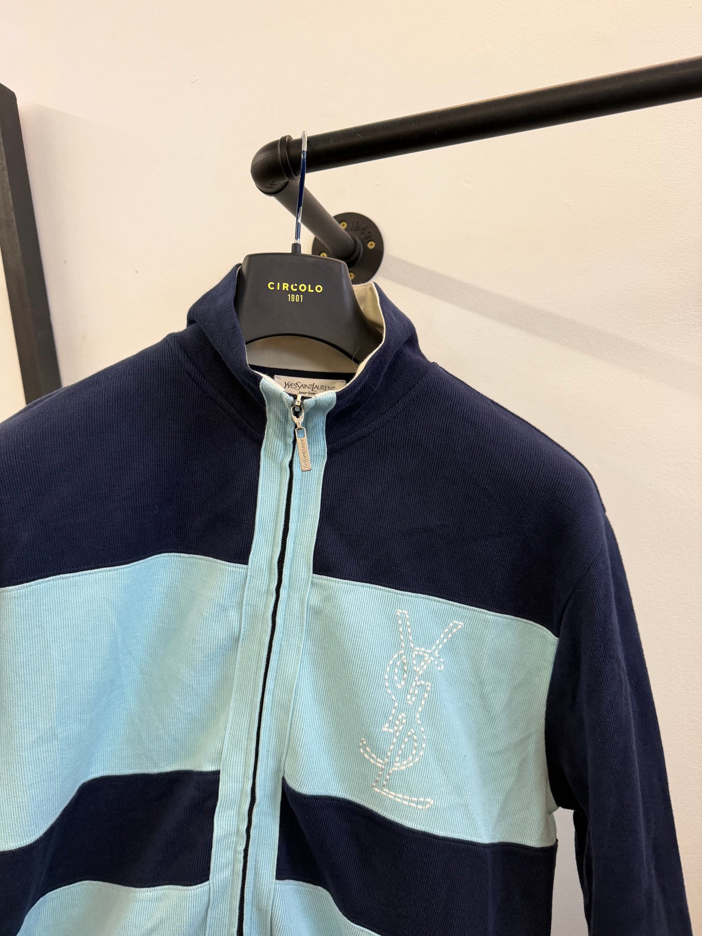 Vintage YSL Zip Through Jumper (L)