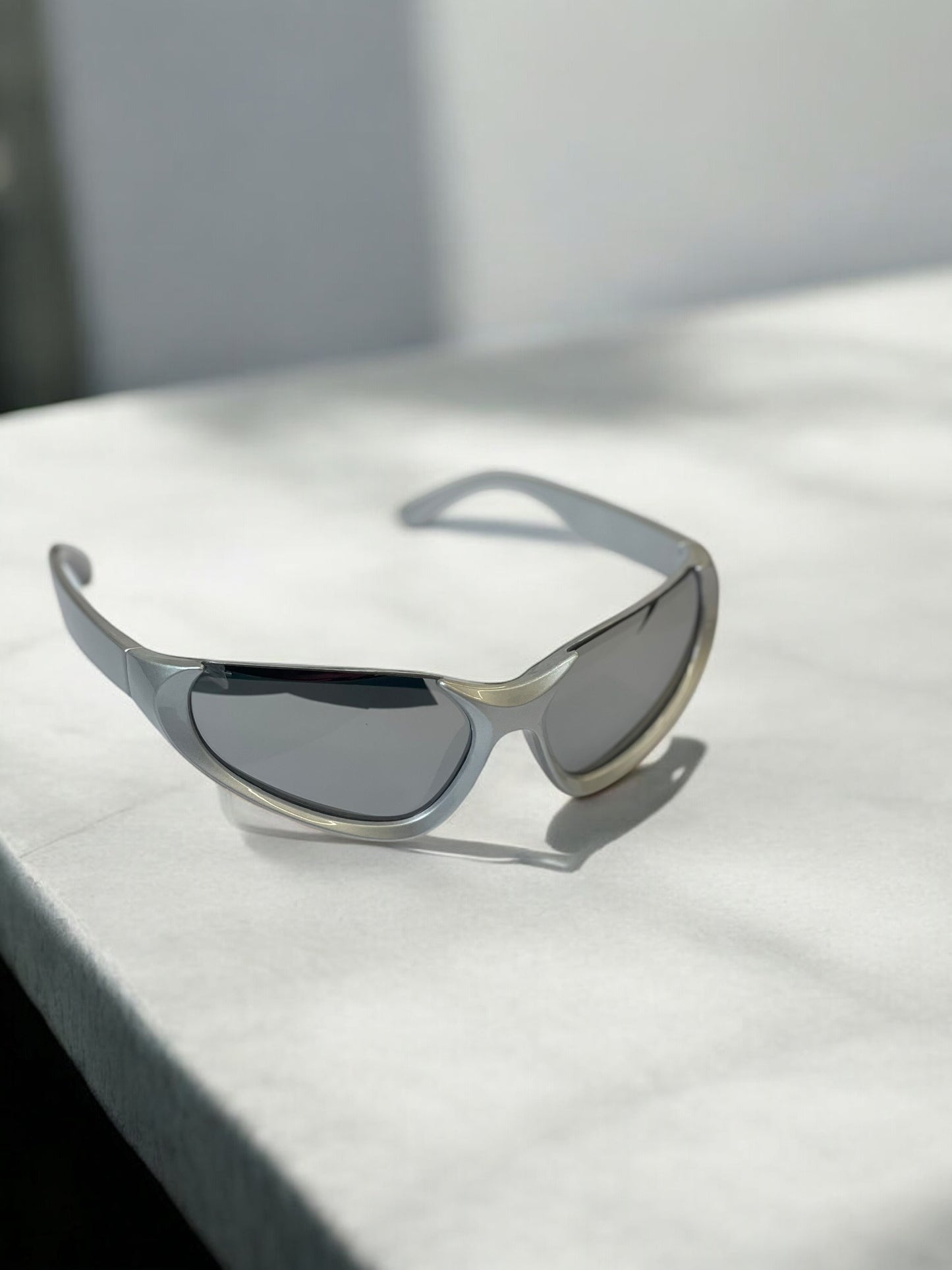 Y2K Chrome Sunglasses