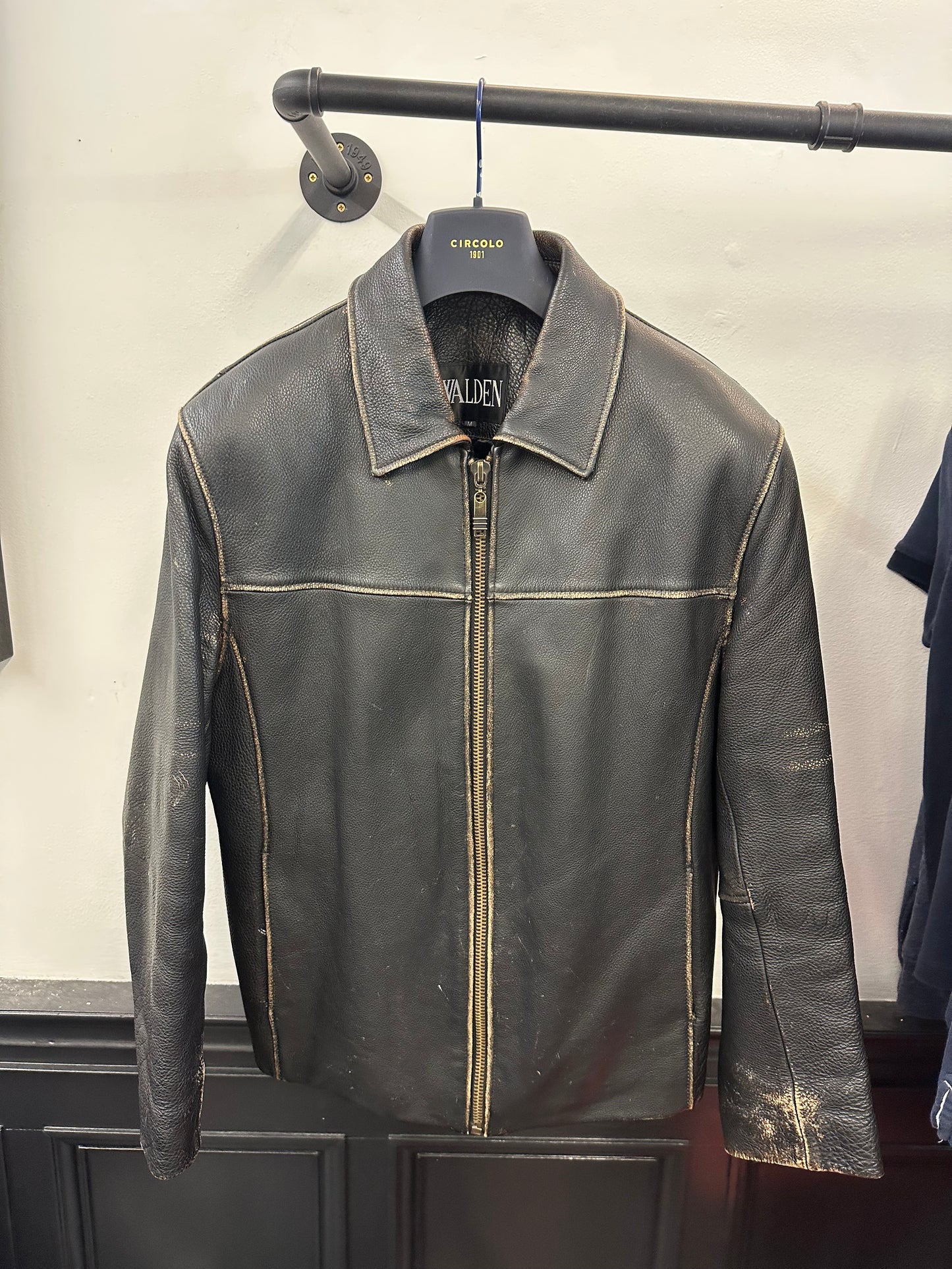 Vintage Leather Jacket (L)