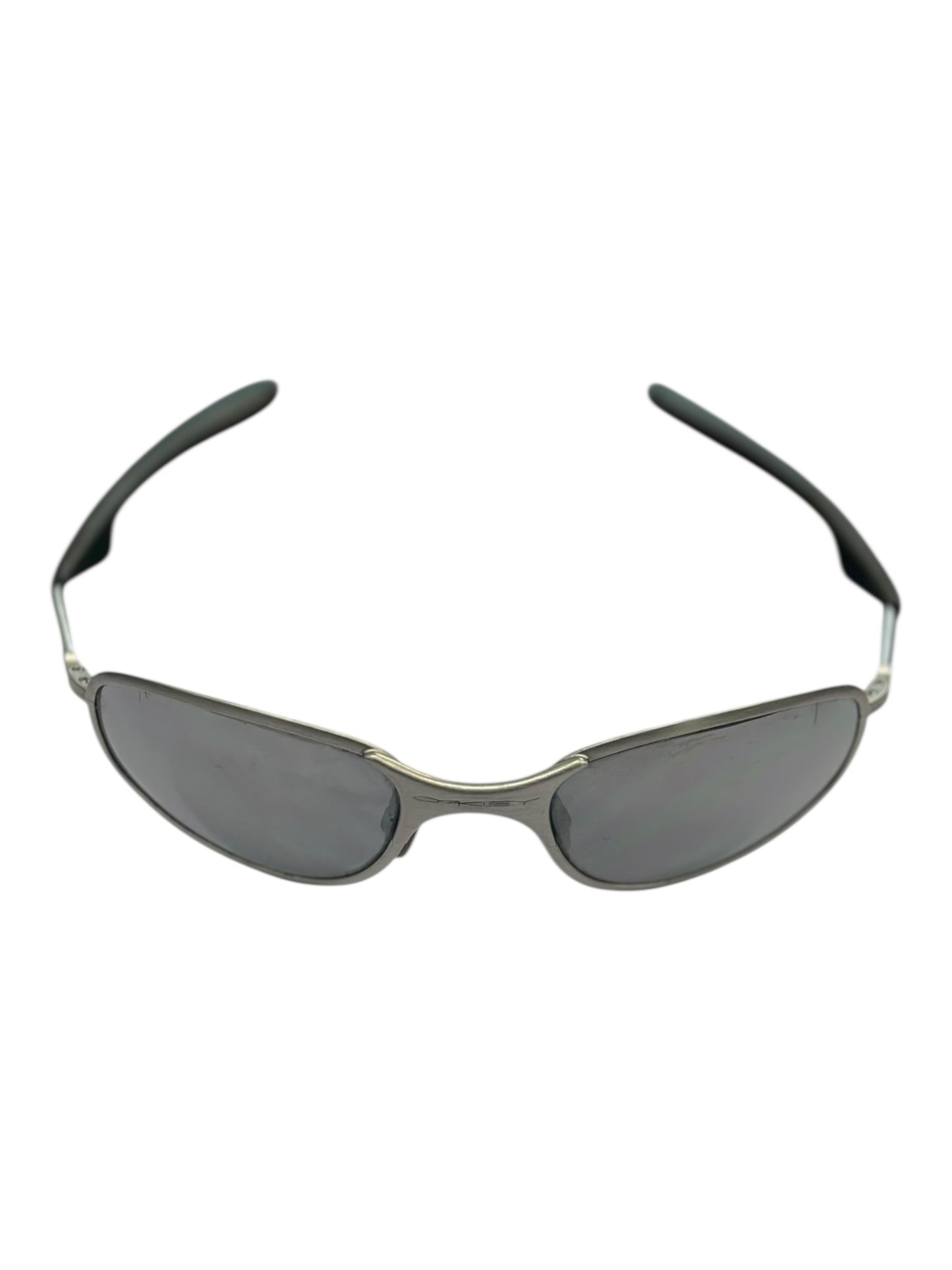 Oakley A Wire Brushed Silver Sunglasses