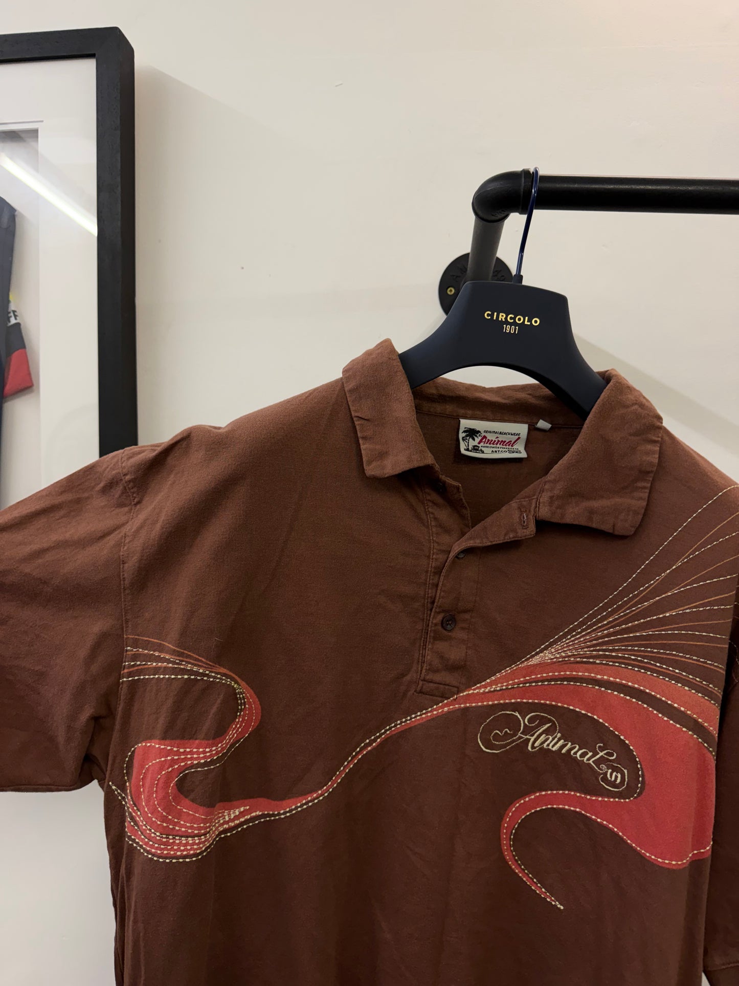 Vintage Animal Polo top (XL)