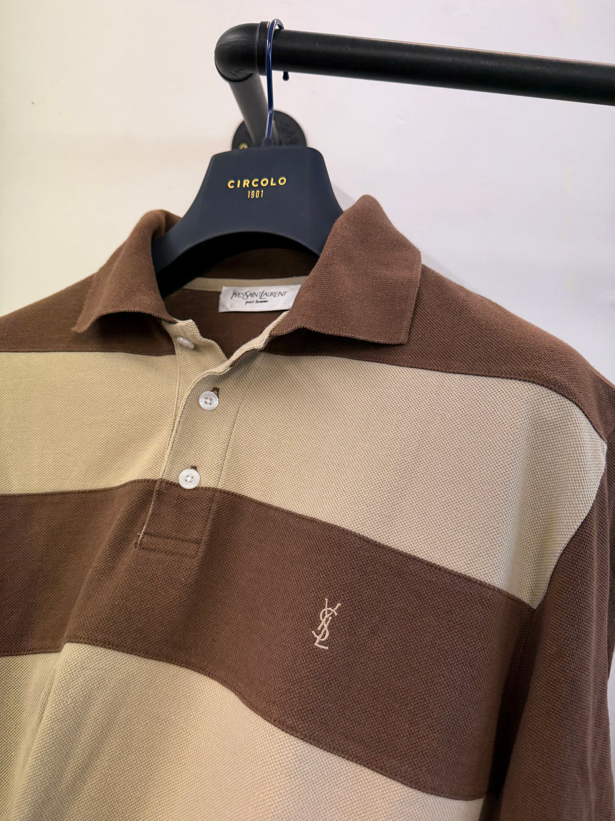 Vintage YSL polo top (L)
