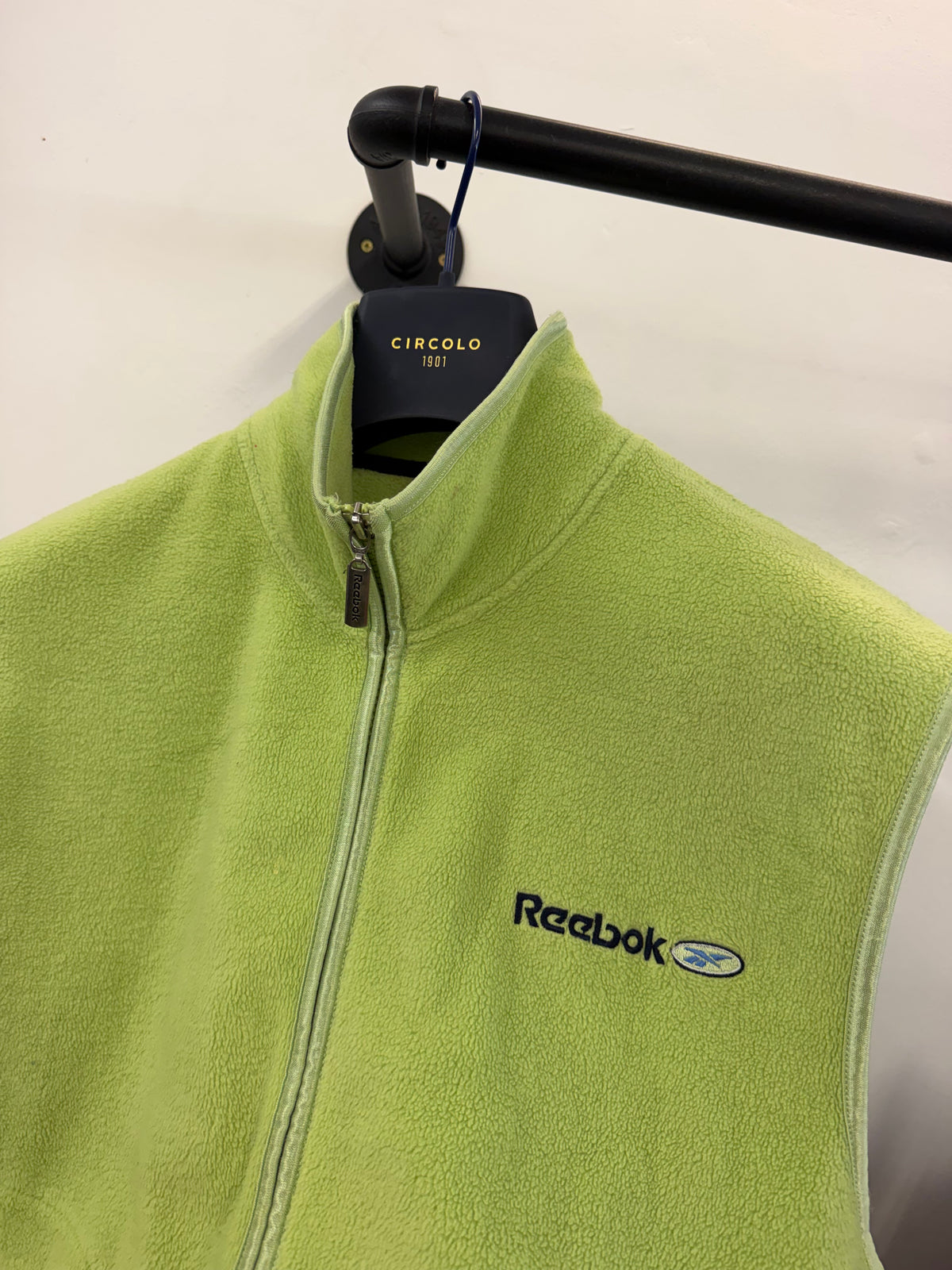 Y2K Reebok fleece gilet (M/12)