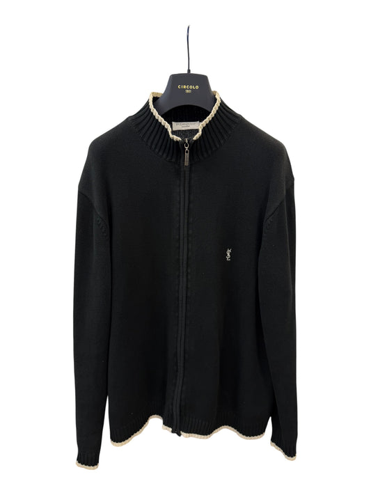 Vintage YSL Zip Through Jumper (L)