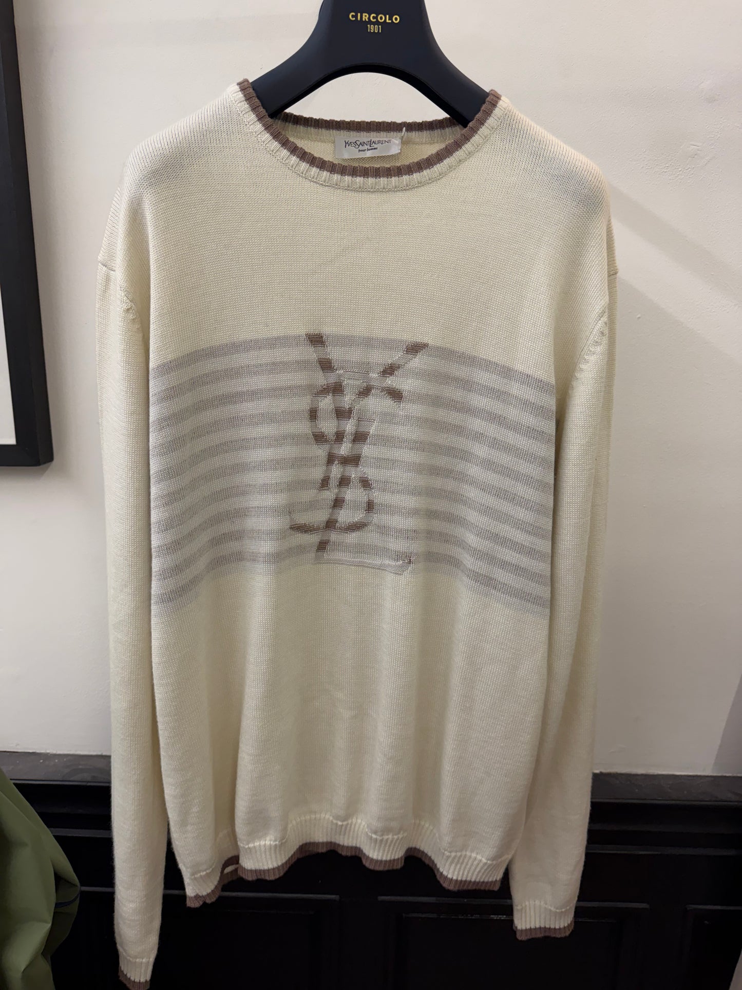 Vintage YSL Knit Jumper (XL)