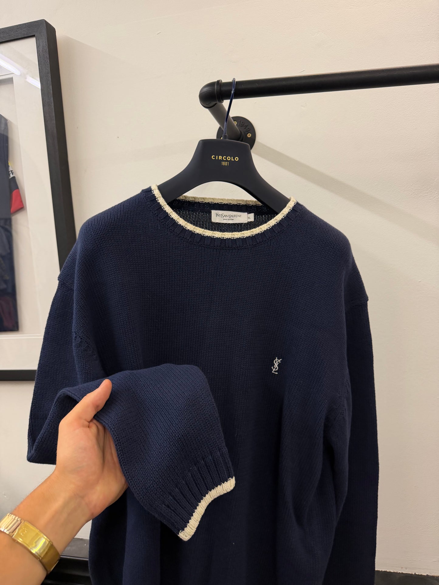 Vintage YSL Knit Jumper (XL)