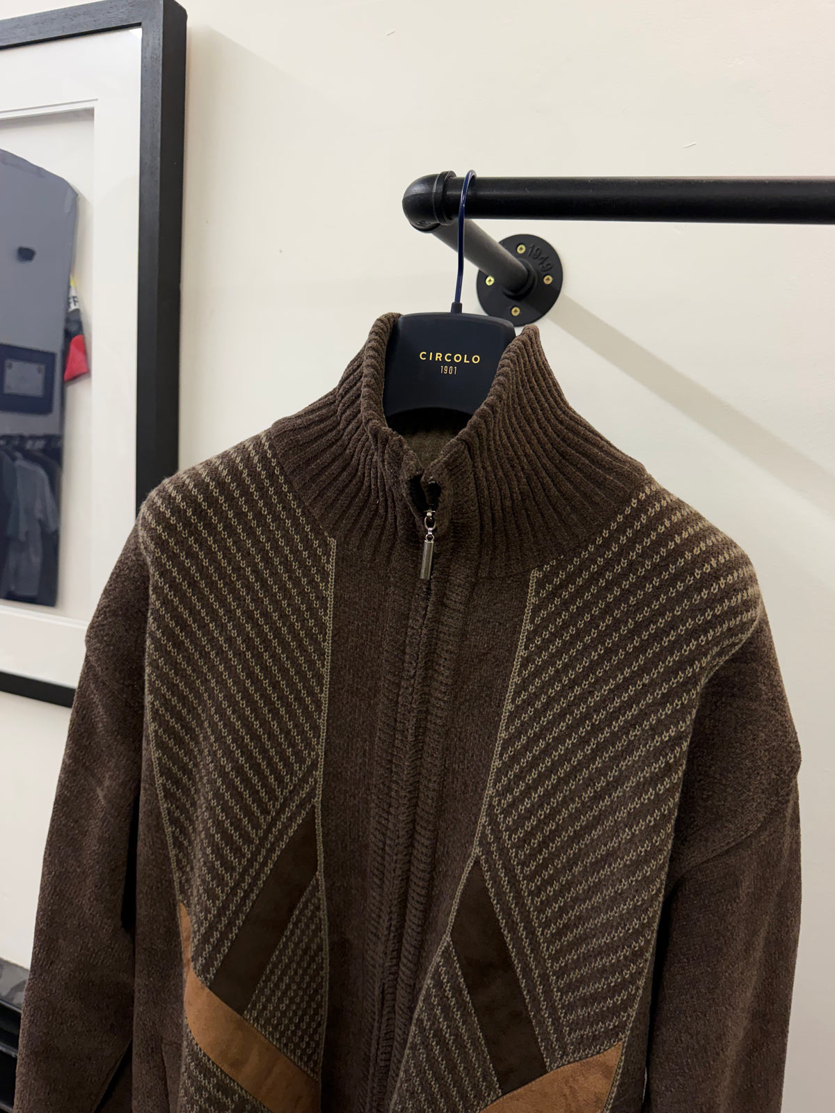 Retro zip through jumper (XL)