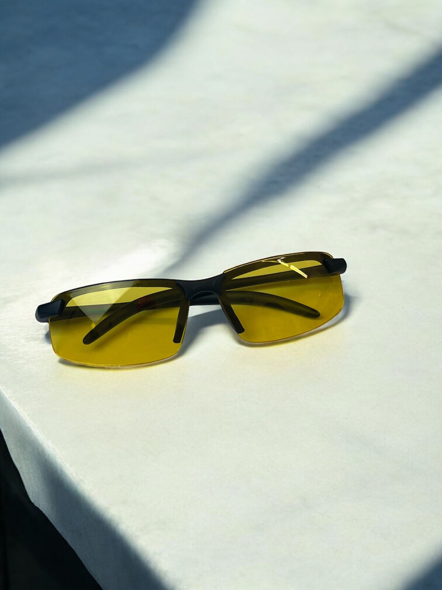 Y2K Yellow Lense Sunglasses