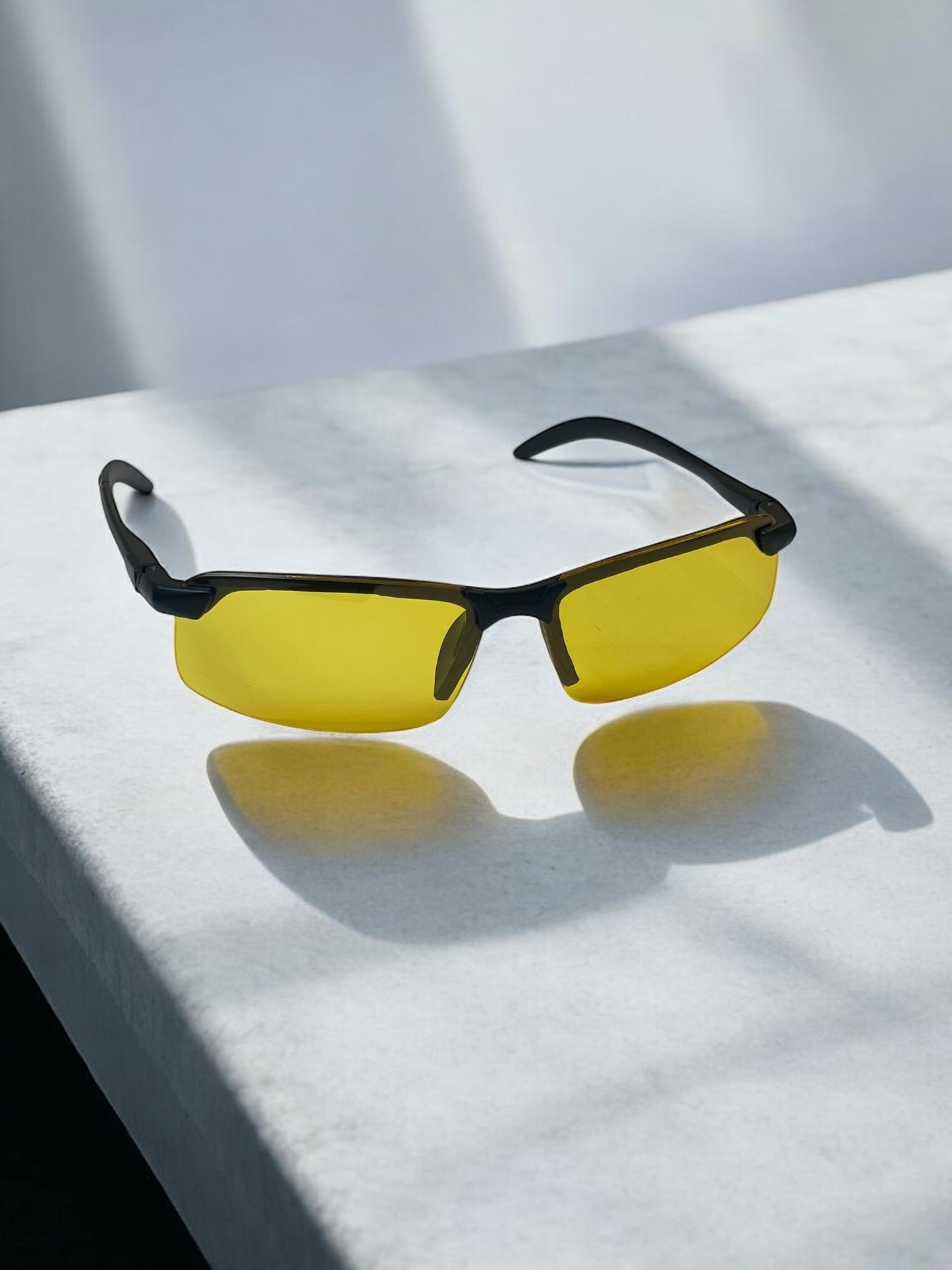 Y2K Yellow Lense Sunglasses