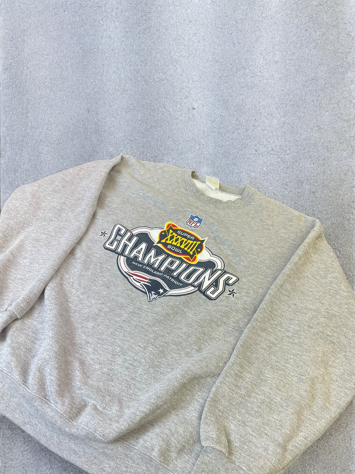 Vintage Super Bowl Jumper - Grey - XL