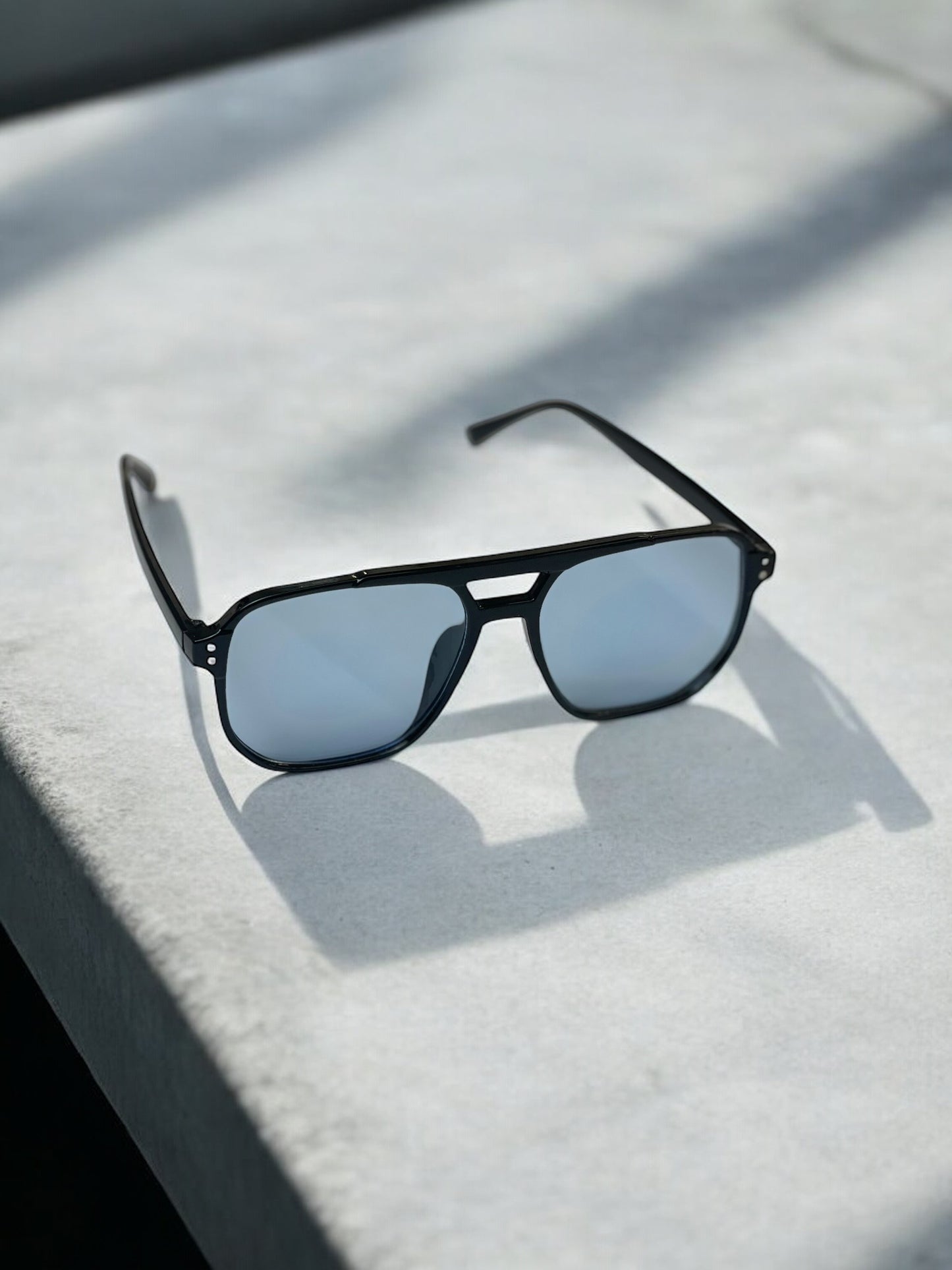Y2K Blue Lense Sunglasses