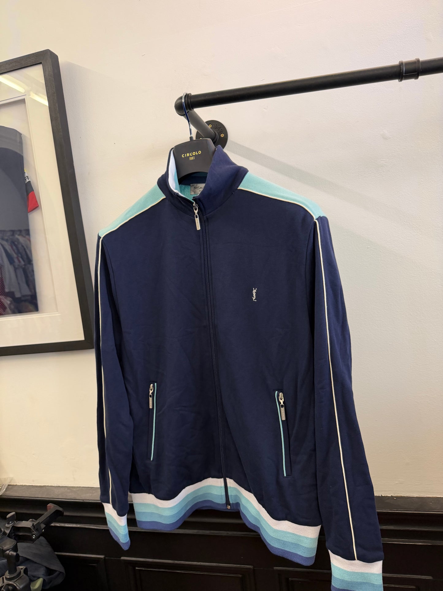 Vintage YSL Zip Through Jumper (L)