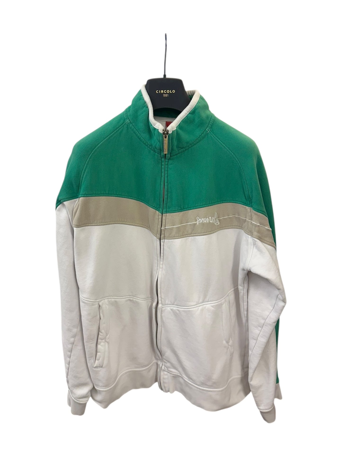 Y2K Animal Zip-Through Jumper (XL)