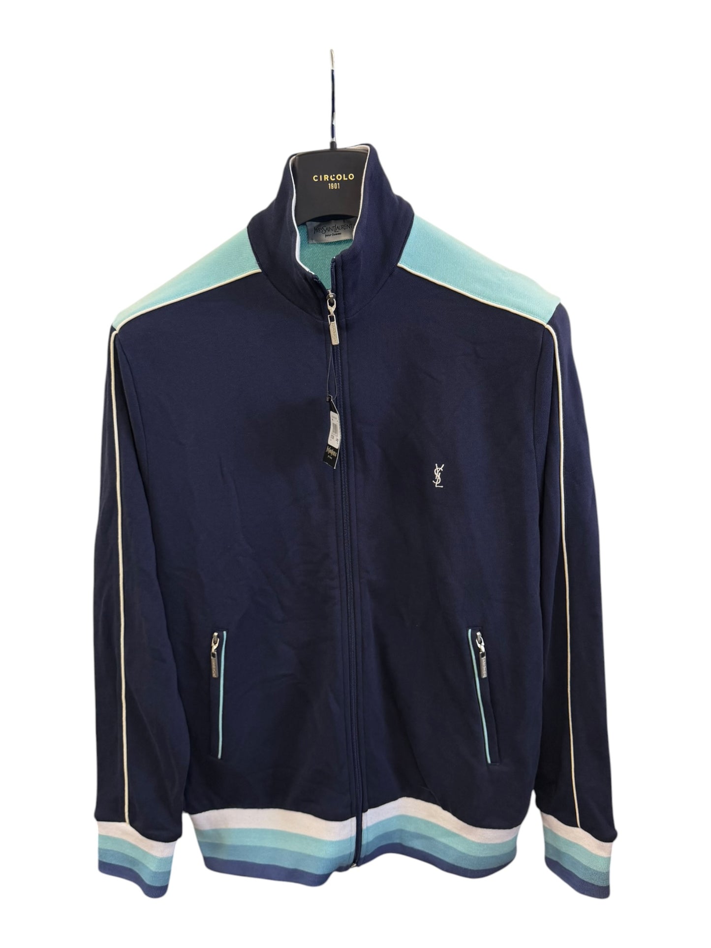 Vintage YSL Zip Through Jumper (L)